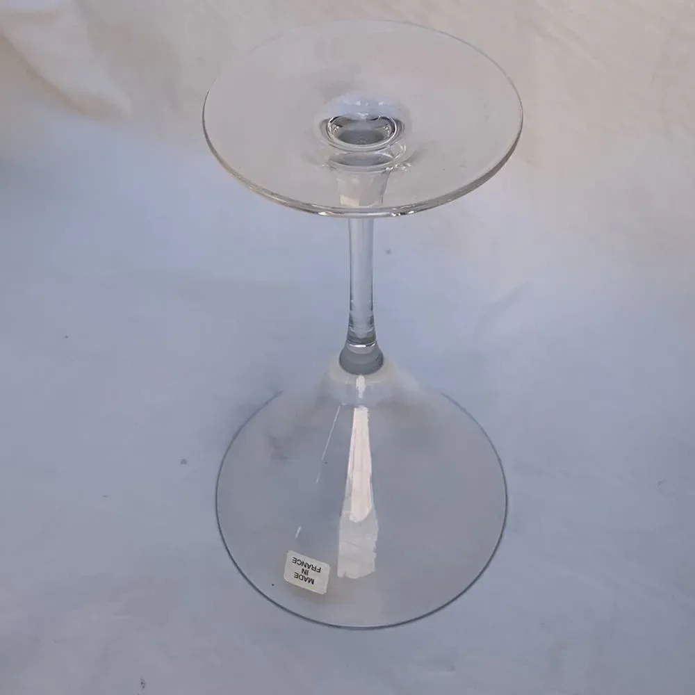 Martini Glass Ware Made In France Long Stemmed NEW 7 1/2 Inches Tall 10 Oz Each